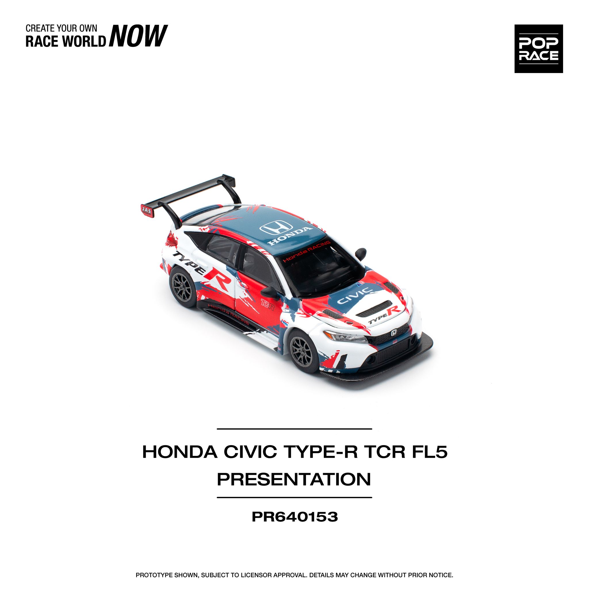 POP RACE MODEL 1/64 HONDA CIVIC TYPE-R (FL5) TCR PRESENTATION_8