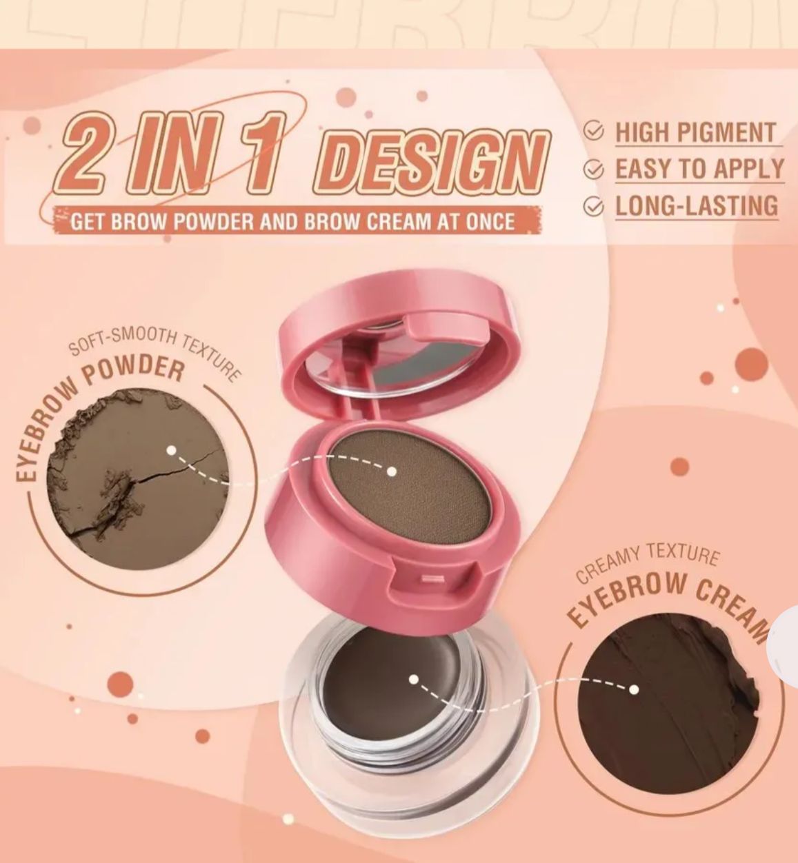 Eyebrow gel & powder kit بنك فلاش كت جل حاجب_1