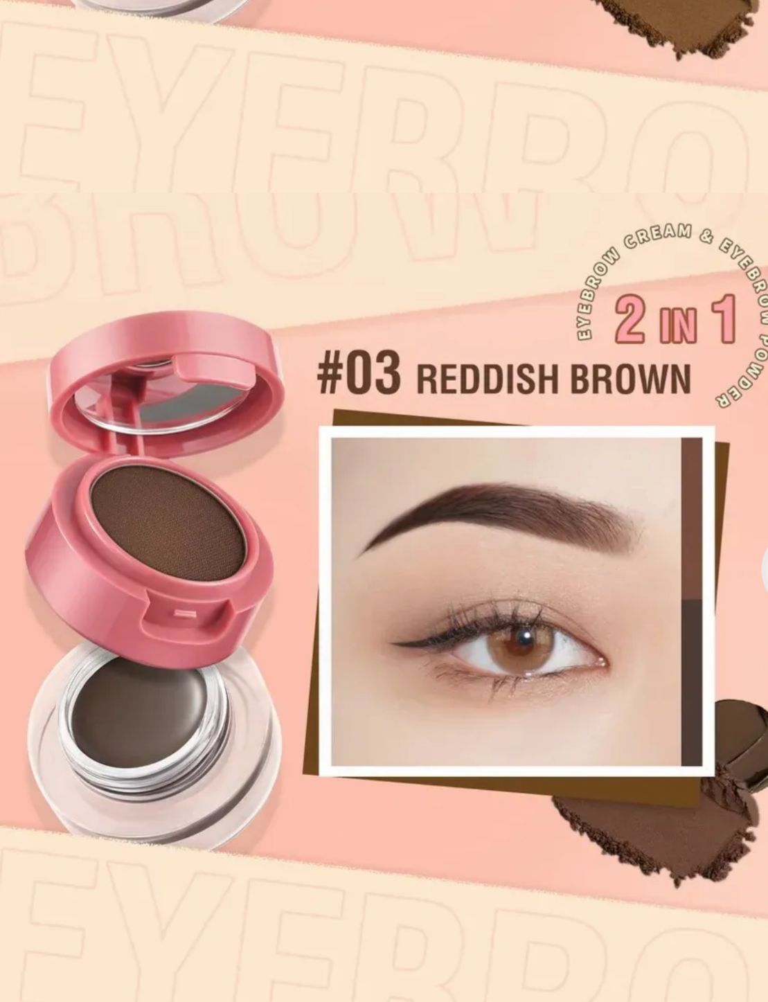 Eyebrow gel & powder kit بنك فلاش كت جل حاجب_5