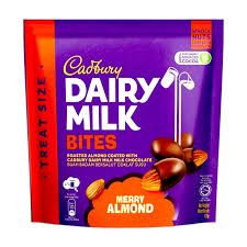Cadbury Dairy Milk Bites Almond 24 X 120G (1 Carton)_0