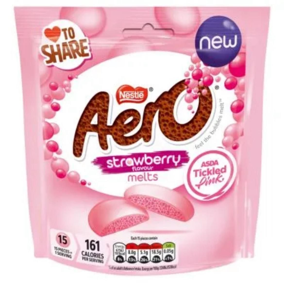 2 cases Nestle aero strawberry melts  6x86g BBE 11/25 _0
