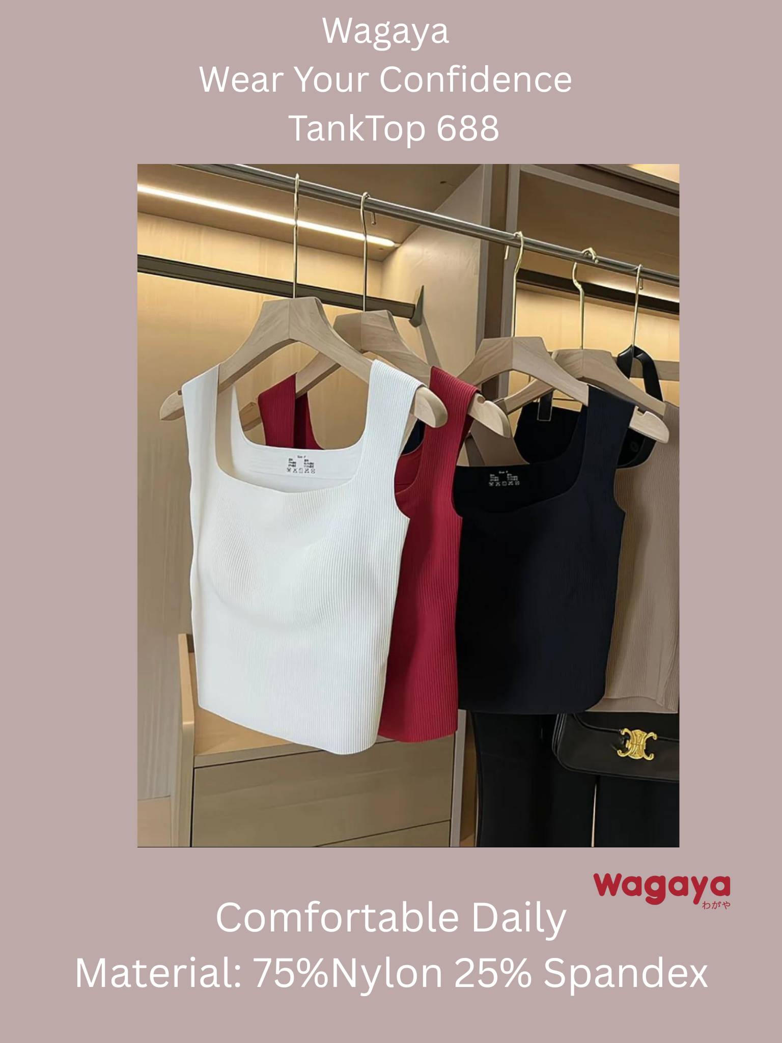 Wagaya Croptop Tanktop 688  High Quality CUP B Dan C_3