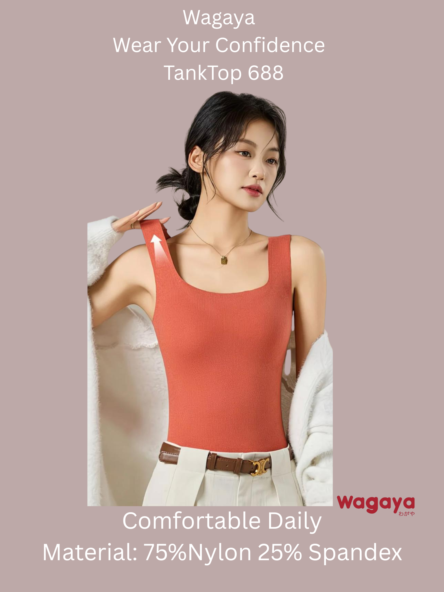 Wagaya Croptop Tanktop 688  High Quality CUP B Dan C_2