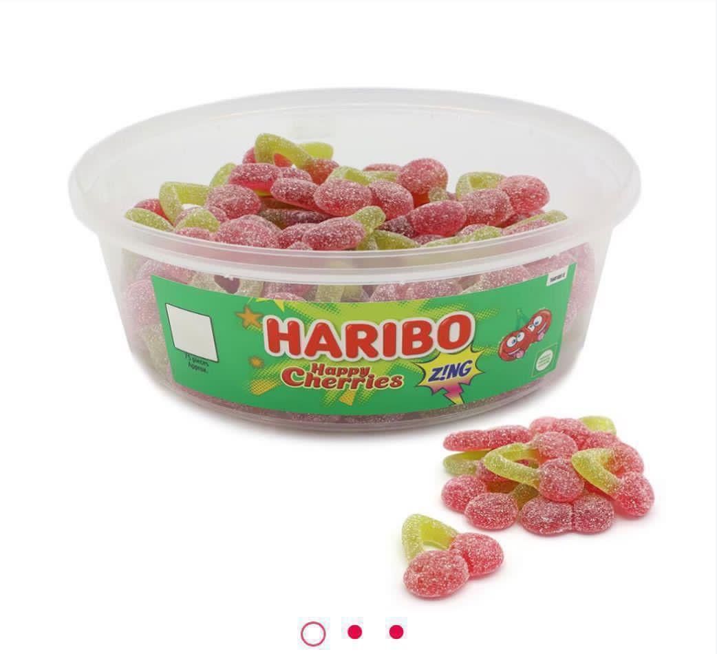 ⭐️REDUCED PRICE⭐️ Haribo happy cherries zing 6x690g  BBE 30/06/25 _0