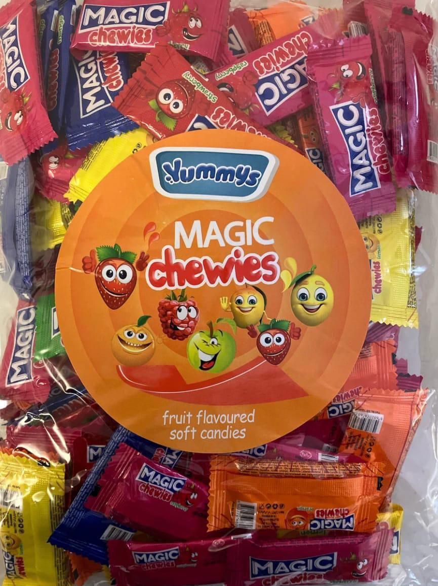 Yummys magic chews fruit candy 24x200g  BBE 01/10/26 _0