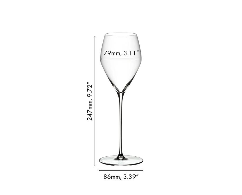GELAS WHITE WINE RIEDEL VELOCE CHAMPAGNE WINE GLASS PACK OF 2 PCS_1
