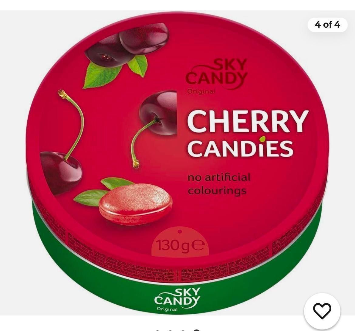 Sky candy cherry candies  11x130g BBE 25/06/27 _0