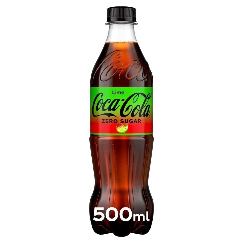 5 cases Coke Zero Lime 500ml  12 per case BB 30/9/25_0
