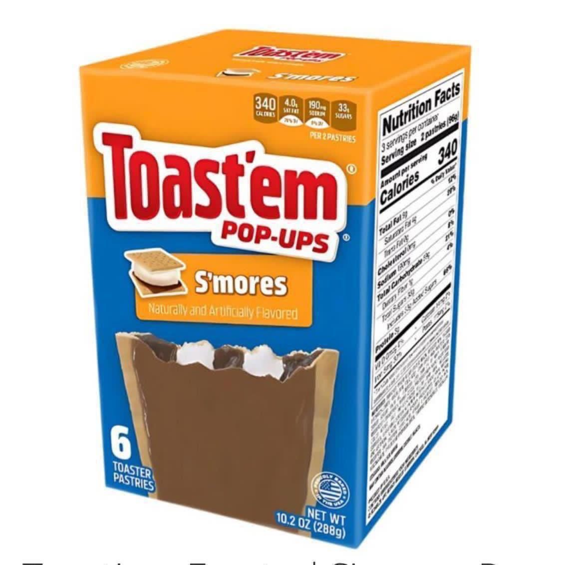 4 x Toast em pop up sMores 12x288g BBE 05/25 _0