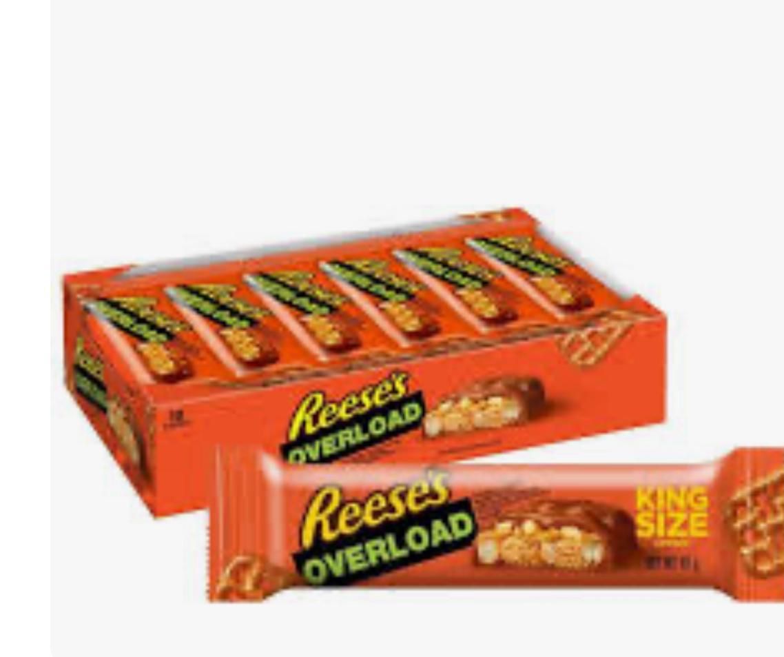 8 cases Reese’s king size overload 8x63g BBE 04/11/25_0