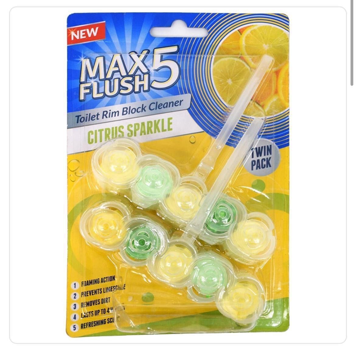 2x Max flush 5 rim block citrus 12 per case _0