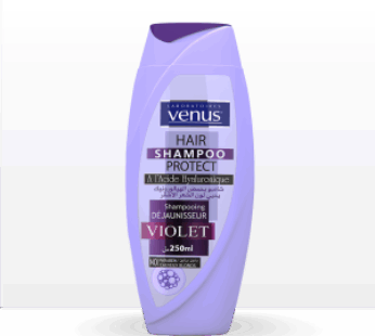 Shampooing Venus Violet protecteur – Hair protect-à l’acide hyaluronique – Cheveux Blonds -250ml_0