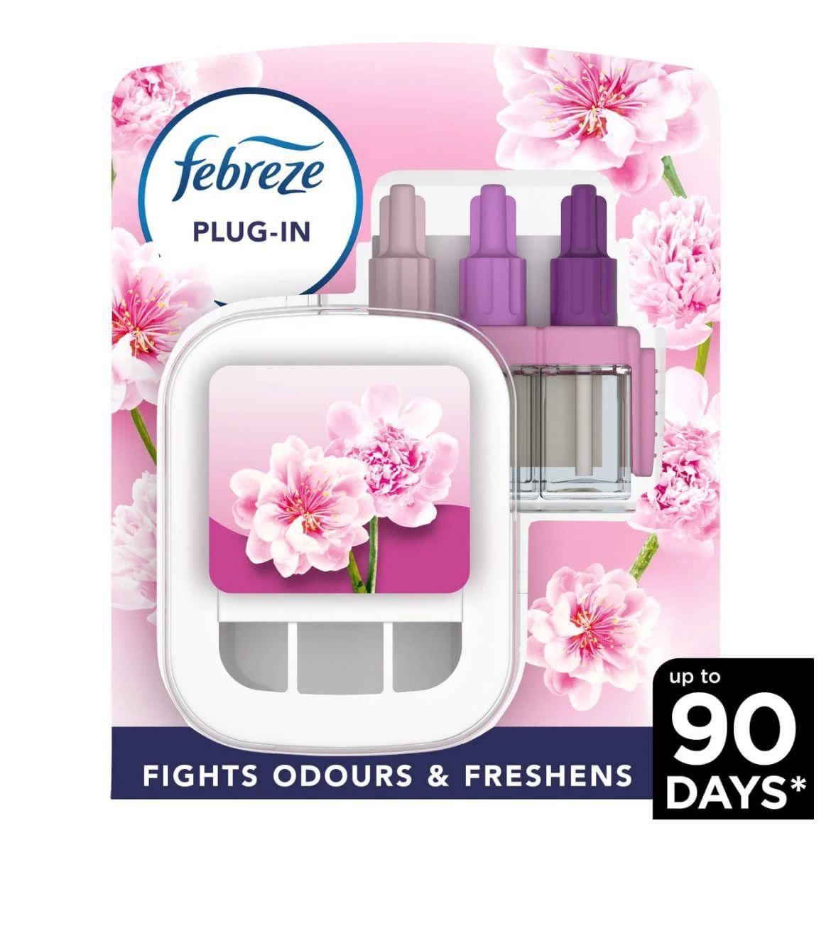 3 x Febreze 3vol starter kit blossom & breeze 3x20ml _0