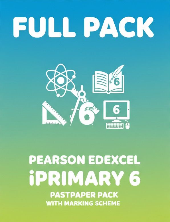 iPrimary 6 - Past Papers Full Pack (Science | Maths | English | ICT ...