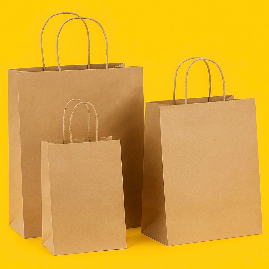 Kraft Bags with Handle_0