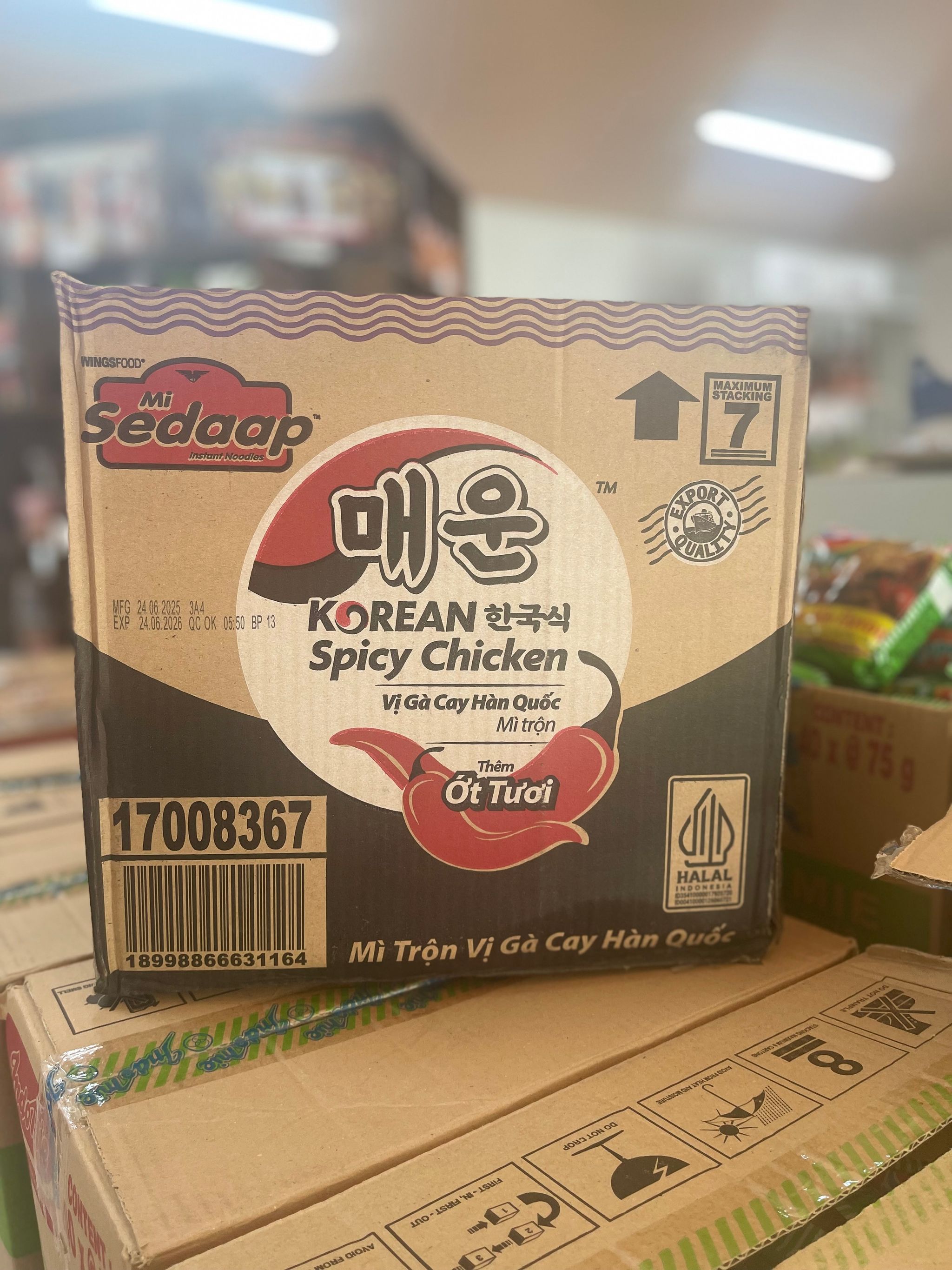 Mie Sedaap Korean Spicy 1 DUS isi 30pcs_0