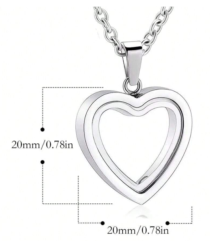 Memorial Cremation Glass Heart_4