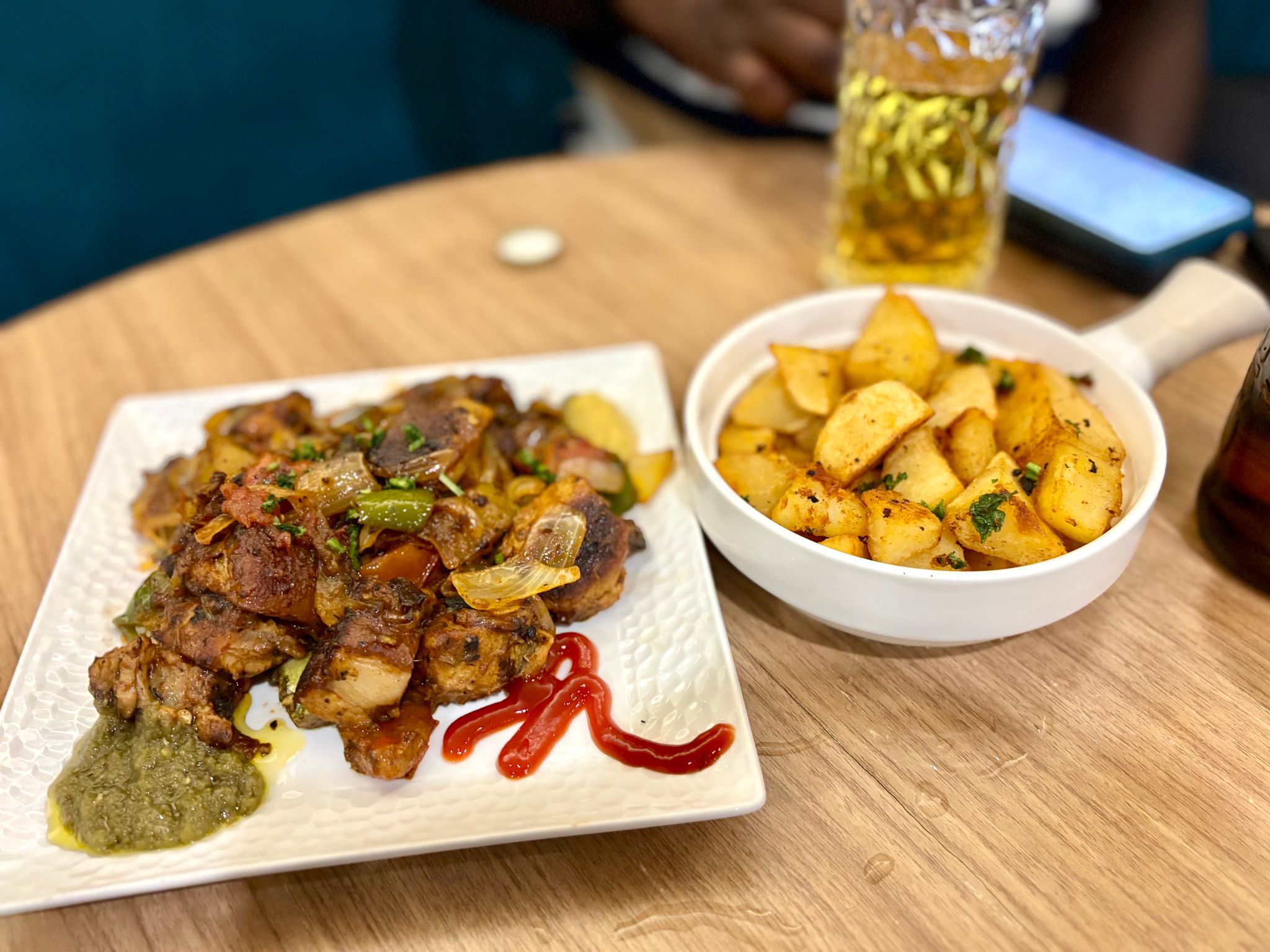 Poulet crème fraîche champignons de Paris  _0