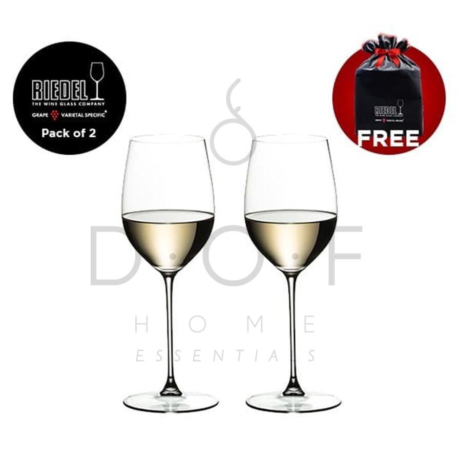 GELAS WHITE WINE RIEDEL VERITAS VIOGNIER/CHARDONNAY PACK OF 2 PCS_0