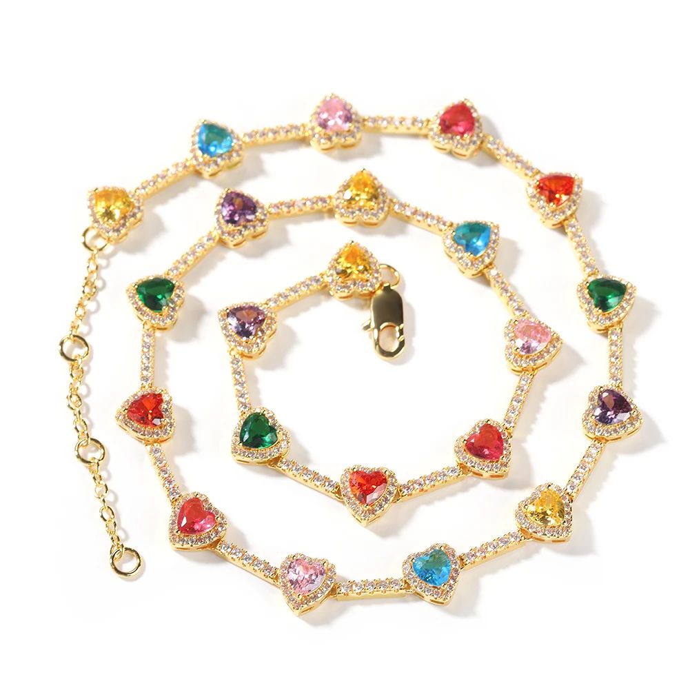 UWIN Heart Cubic Necklace_8