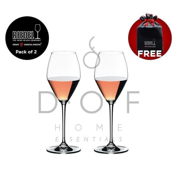 GELAS WHITE WINE RIEDEL EXTREME ROSE CHAMPAGNE/ROSE WINE PACK OF 2 PCS_0