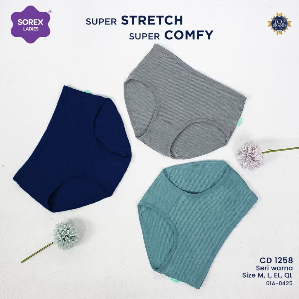 CD Sorex 1258 Basic Midi Celana Dalam Wanita Basic Size M-XXL_4