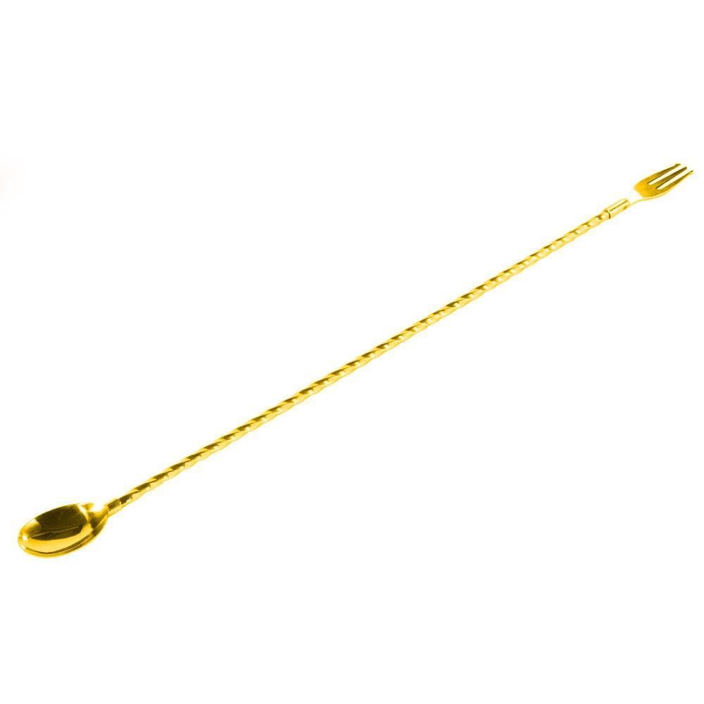 UBER BAR TOOLS PROTRIDENT XL FORK AND SPOON GOLD_0