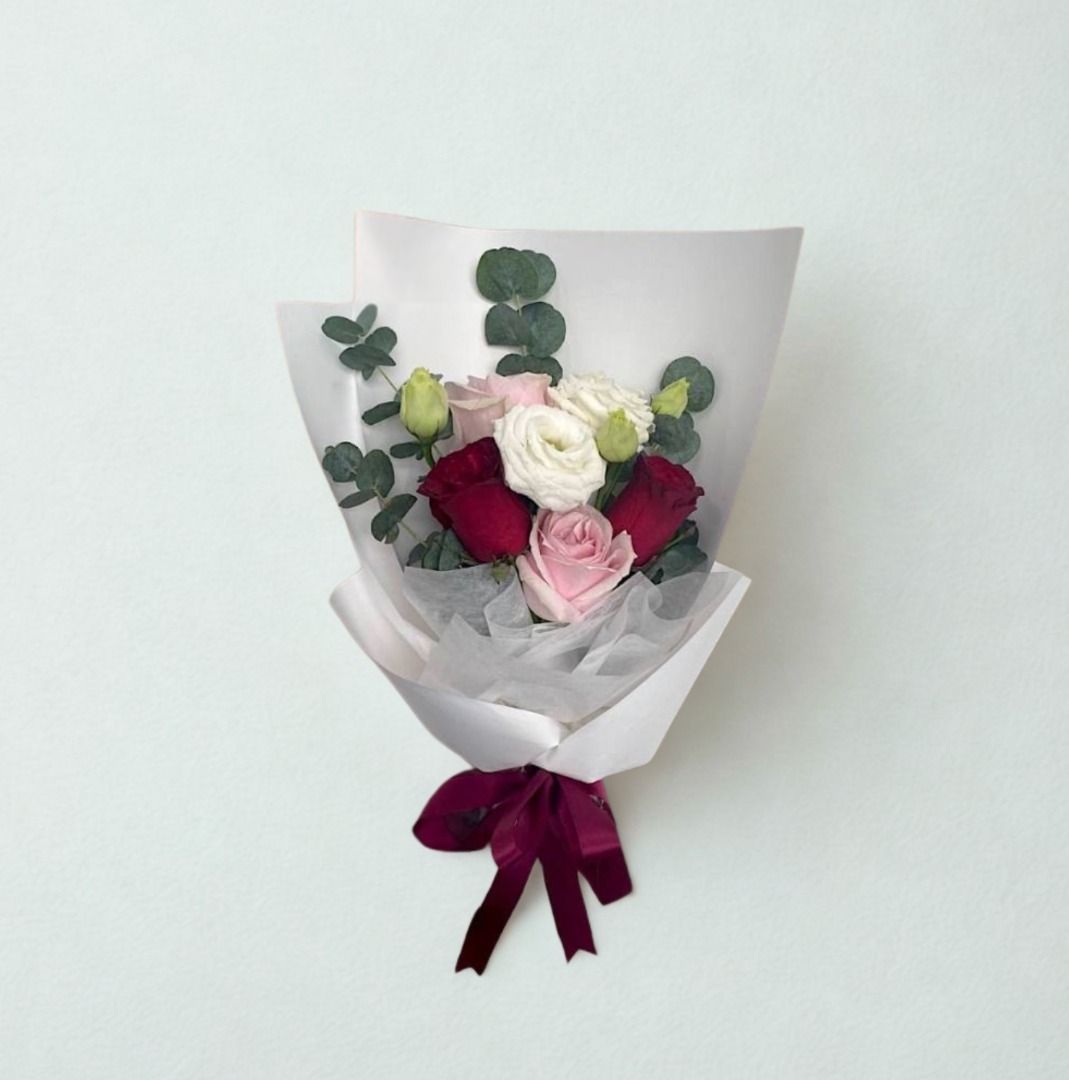 Fresh Roses Eustoma Bouquet_0