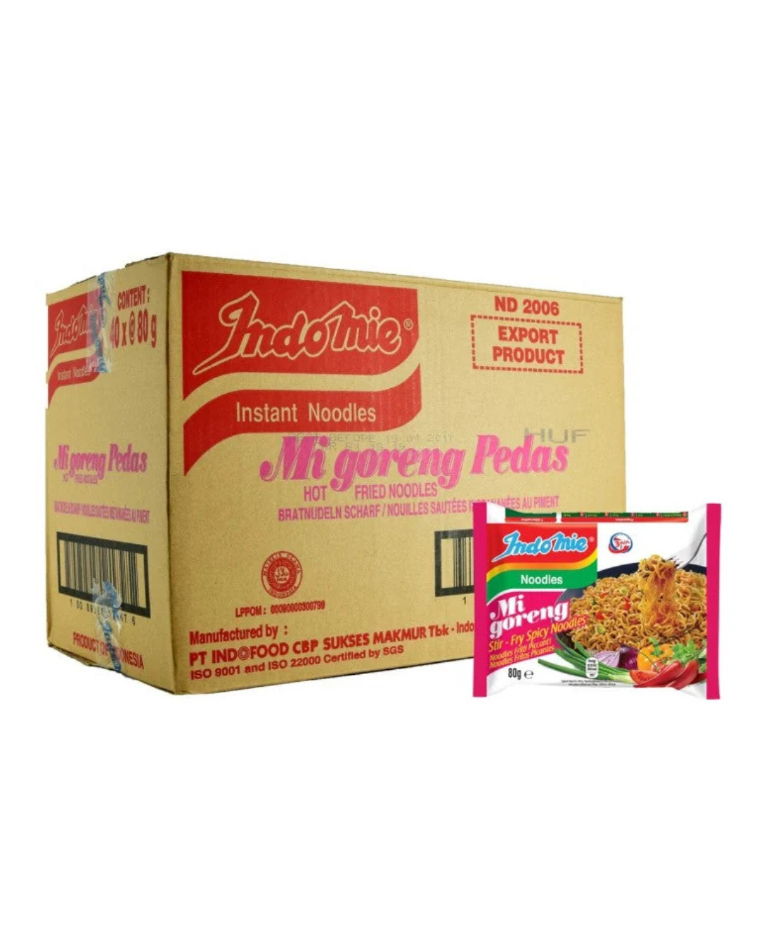 Indofood Mie Goreng Pedas 8x5s (1 Carton)_0