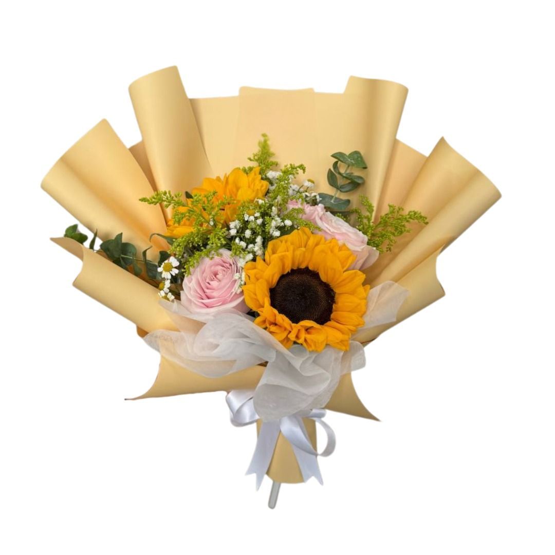 Sunflower Roses Bouquet_0