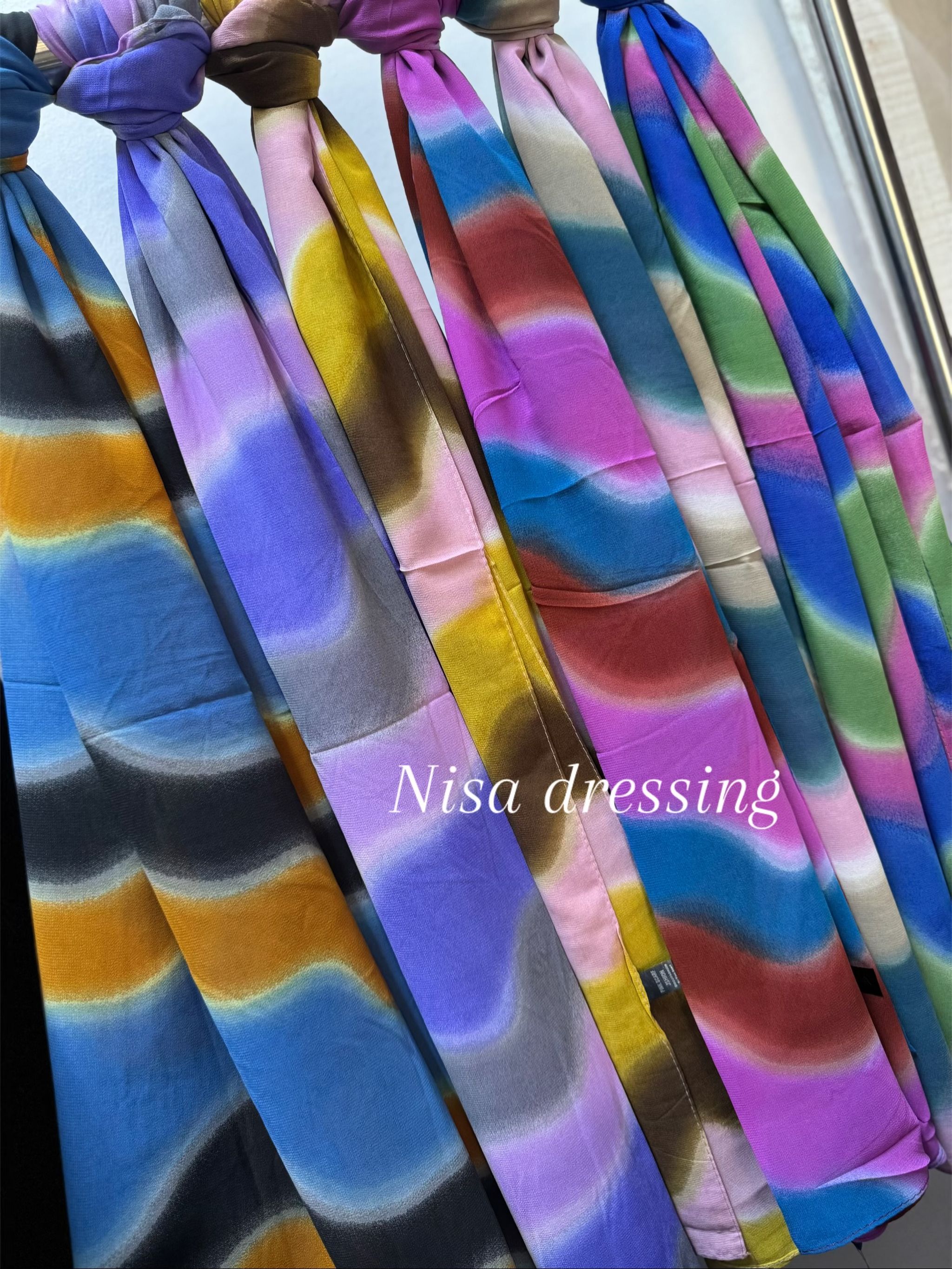 Mousseline multicolore _5