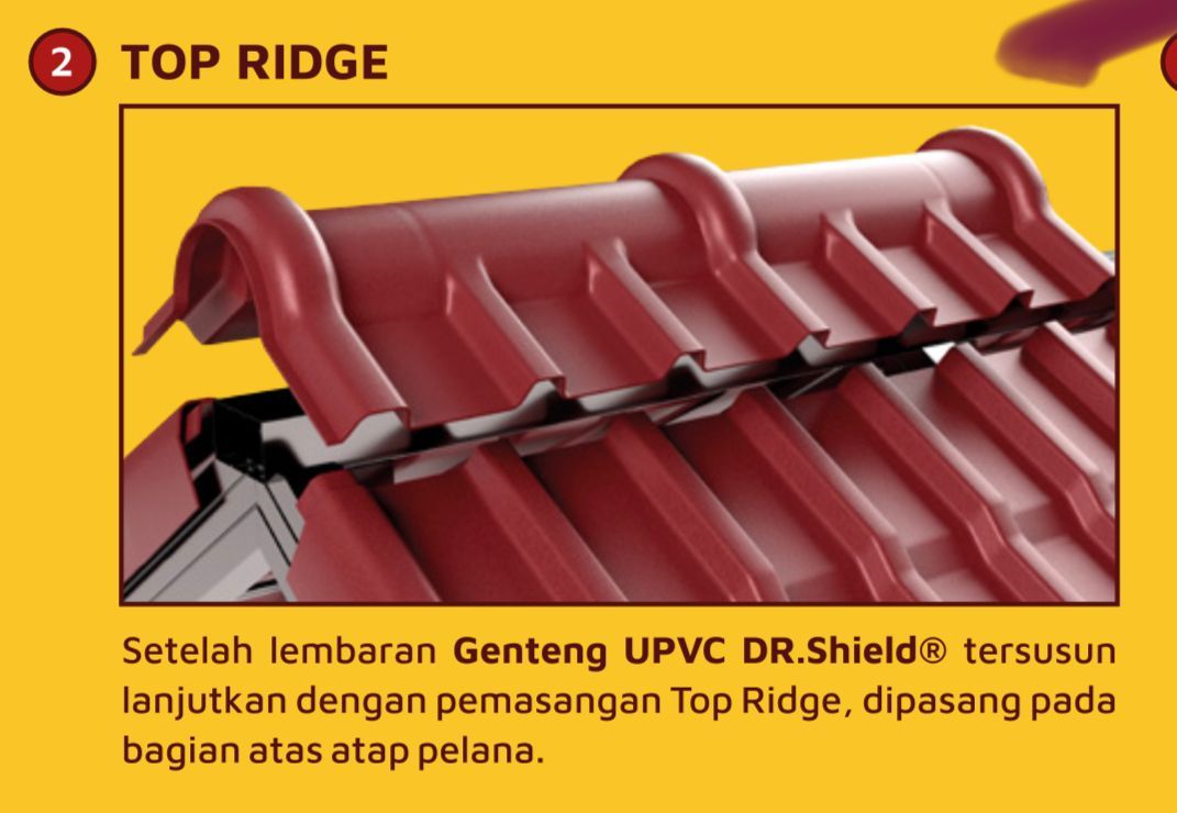 Aksesoris DR Shield RF 960 Genteng Upvc _1