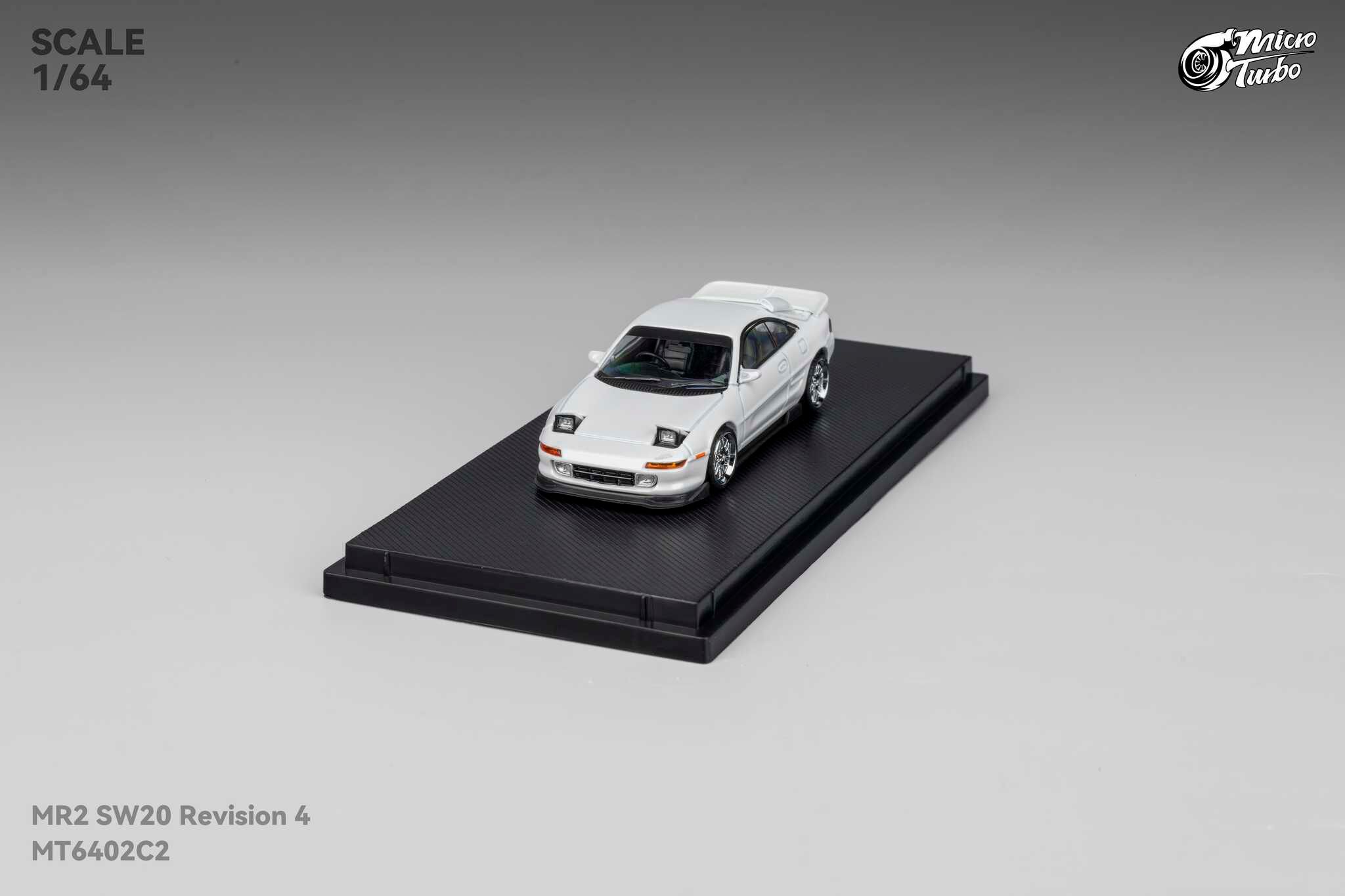 MICRO TURBO MODEL 1/64 TOYOTA MR-2 SW20 CUSTOM REVISION 4 VER.2 - WHITE_8