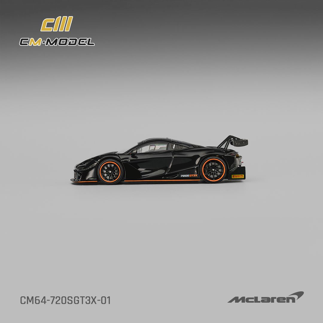 CM MODEL 1/64 MCLAREN 720 SGT3X - BLACK_4