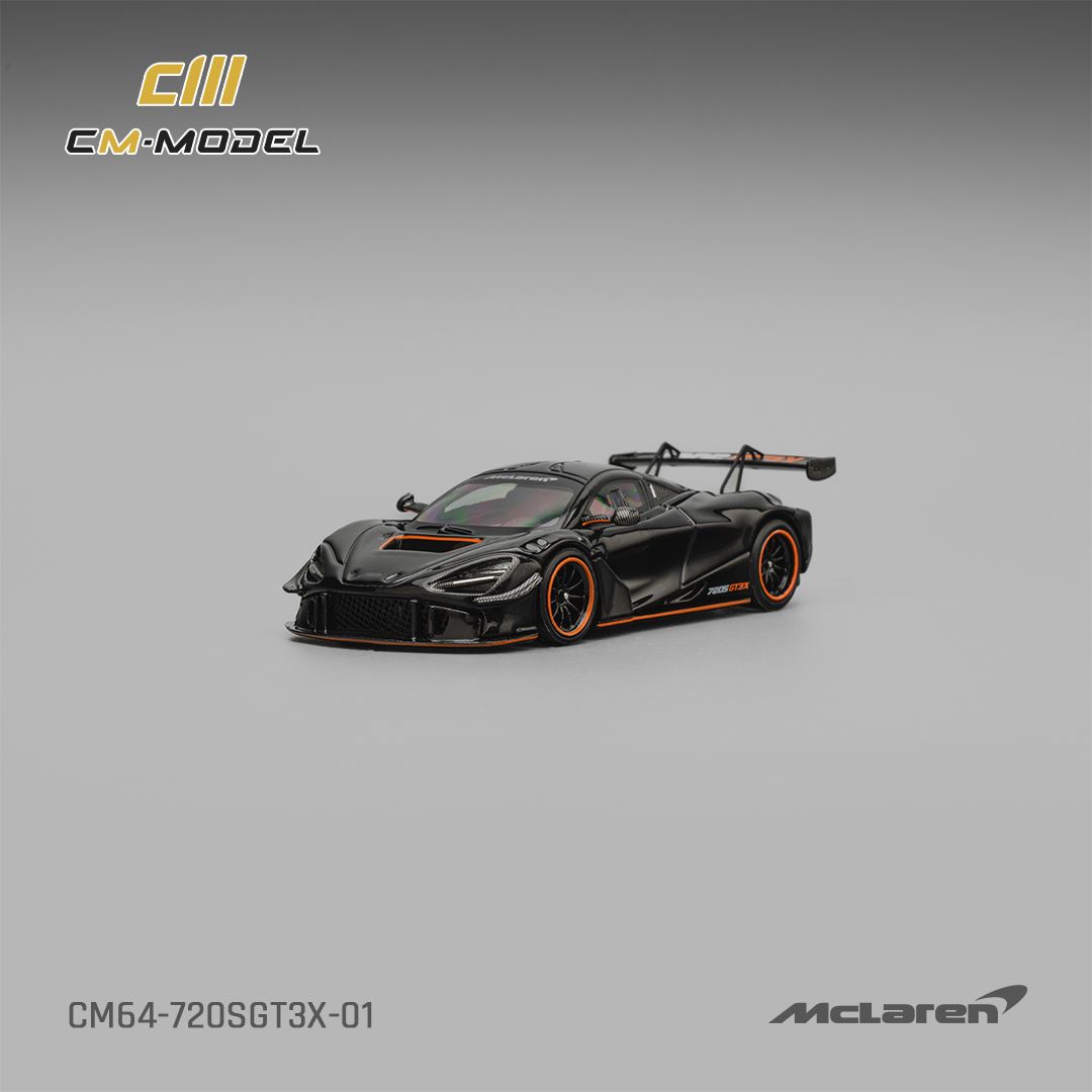 CM MODEL 1/64 MCLAREN 720 SGT3X - BLACK_1