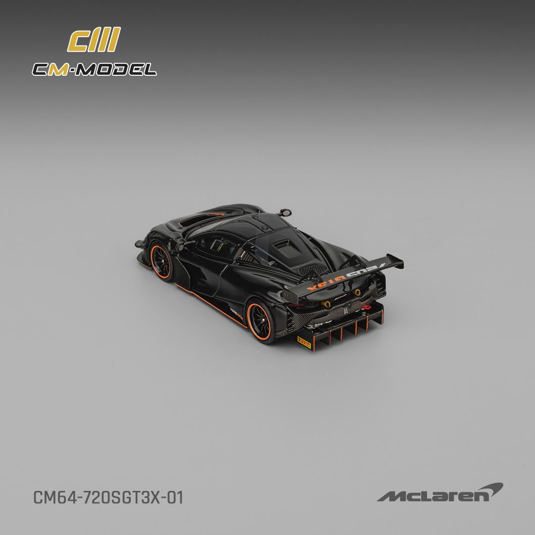 CM MODEL 1/64 MCLAREN 720 SGT3X - BLACK_2
