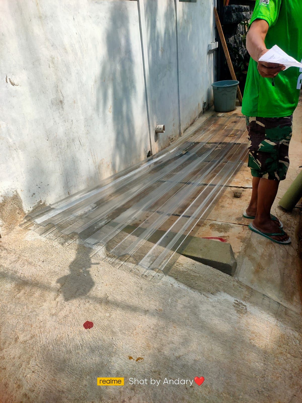 Alderon TE 830 1.2mm single layer skylight alderon bahan p e t_1