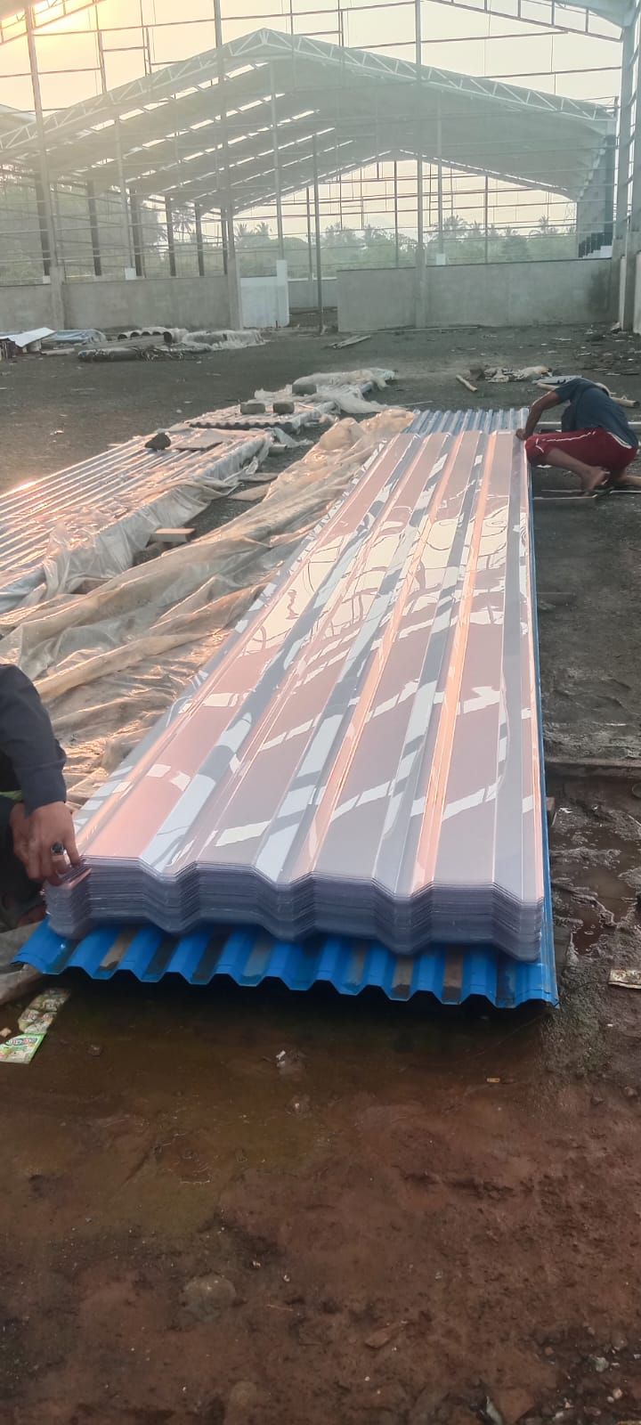 solidflat model alderon 830 1.2mm single layer skylight alderon bahan polycarbonate_0