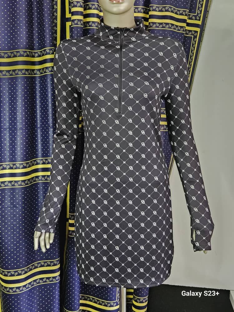 Mini robe col roulé DD_0