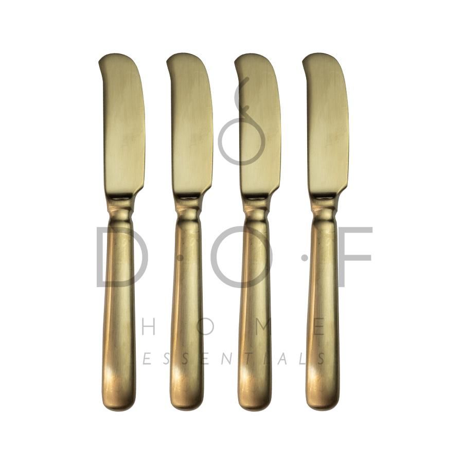 WF JUSTIN BUTTER KNIFE SATIN GOLD SET/4 PISAU MENTEGA PREMIUM_0