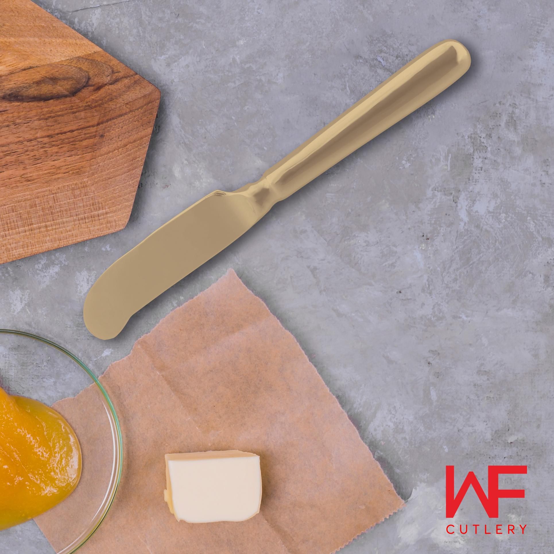 WF JUSTIN BUTTER KNIFE SATIN GOLD SET/4 PISAU MENTEGA PREMIUM_1