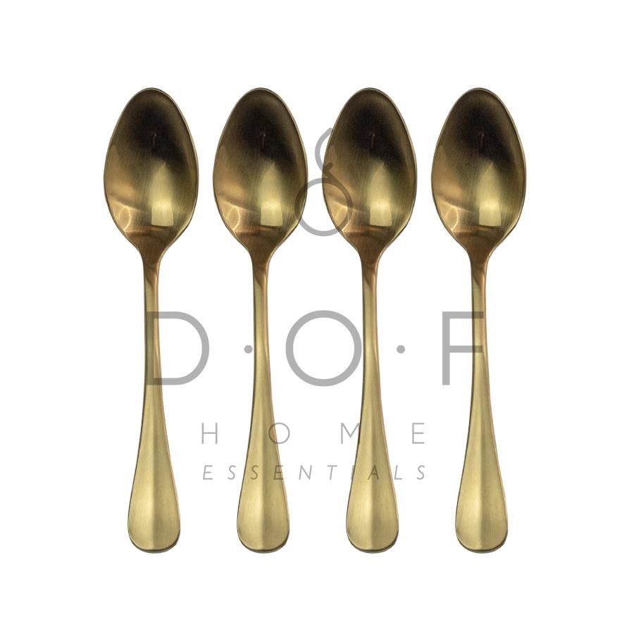 WF JUSTIN DESSERT SPOON SATIN GOLD SET/4 SENDOK KUE PREMIUM_0