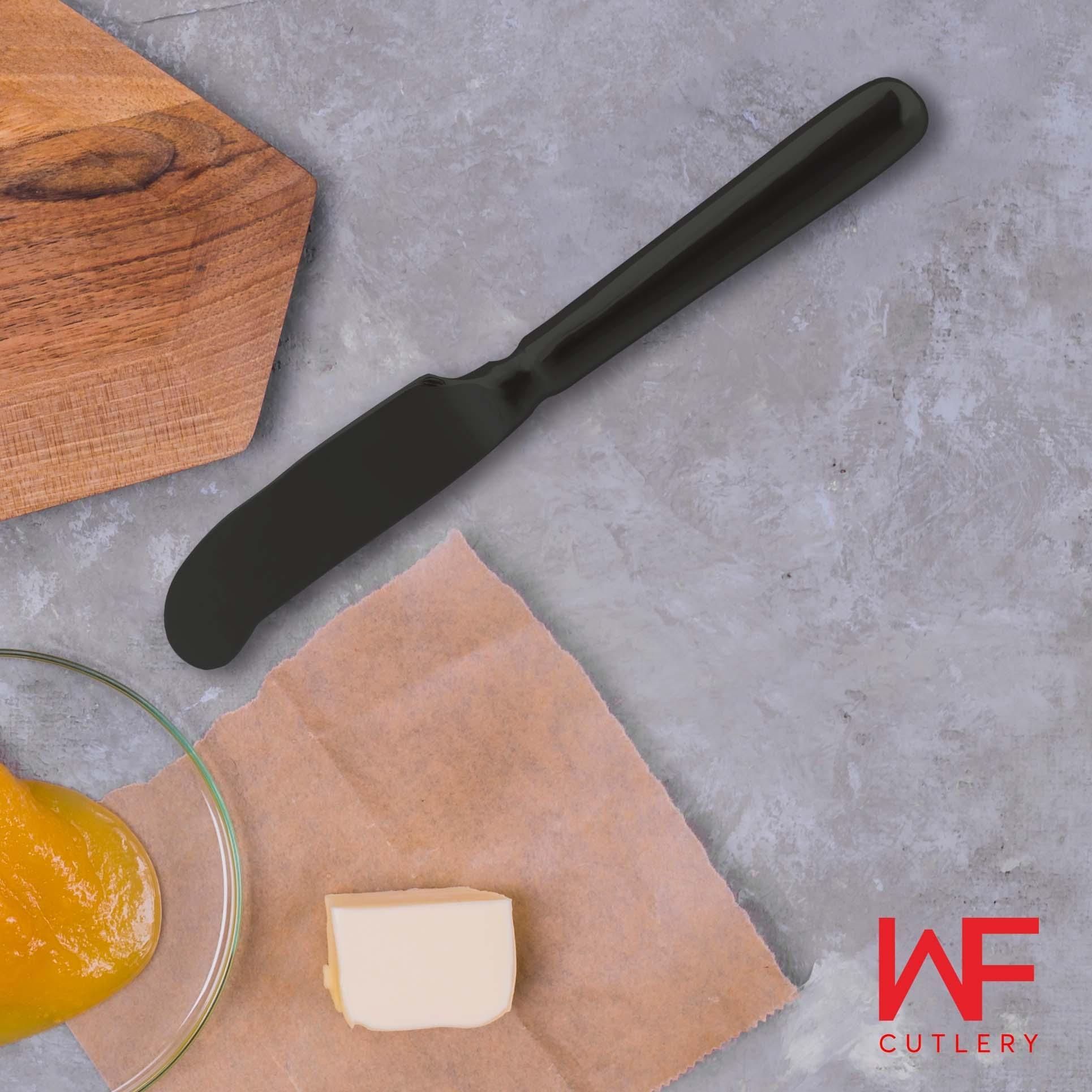 WF JUSTIN BUTTER KNIFE SATIN BLACK SET/4 PISAU MENTEGA PREMIUM_1