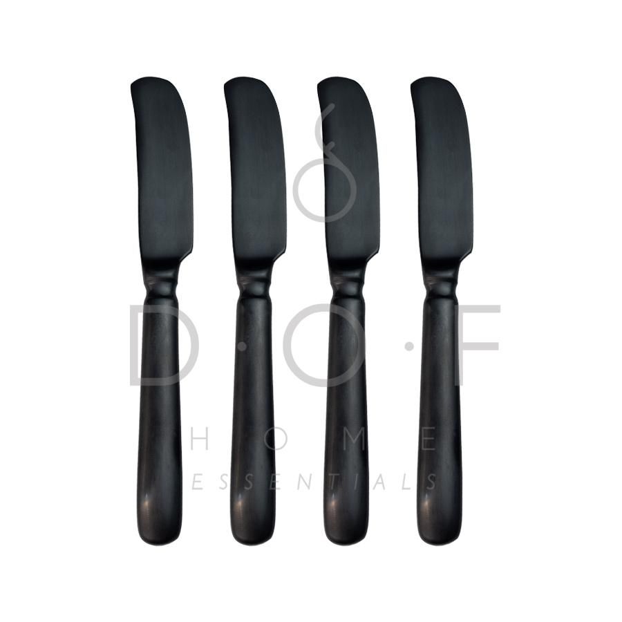 WF JUSTIN BUTTER KNIFE SATIN BLACK SET/4 PISAU MENTEGA PREMIUM_0
