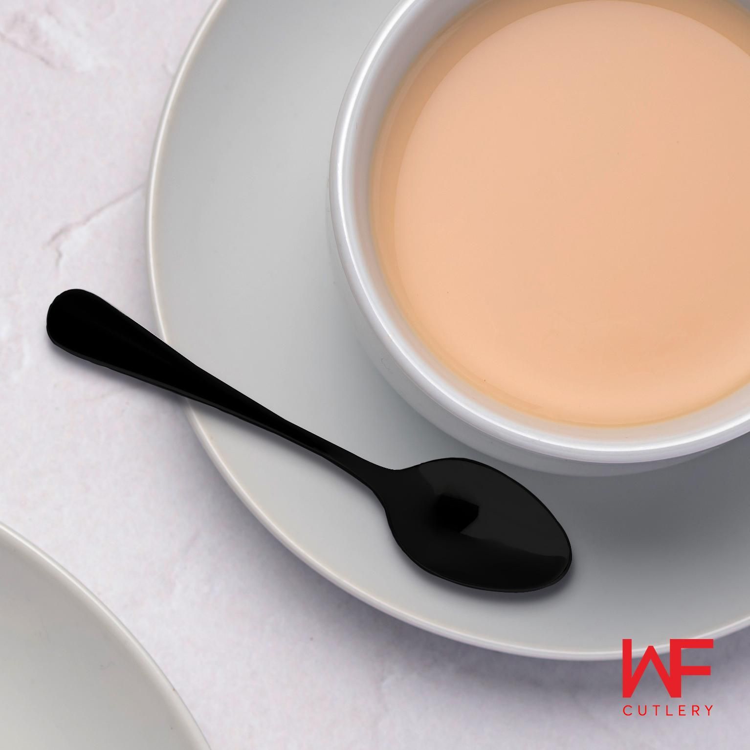 WF JUSTIN MOCCA SPOON SATIN BLACK SET/4 SENDOK KOPI PREMIUM_1