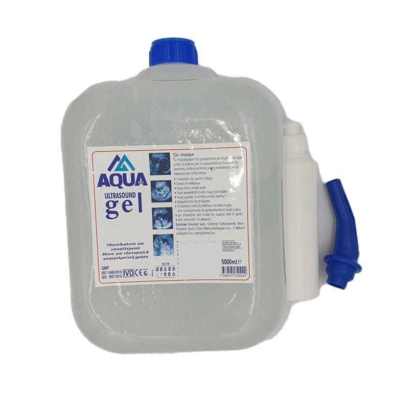 Aqua Transparent Ultrasound Gel Gallon 5Litres _0