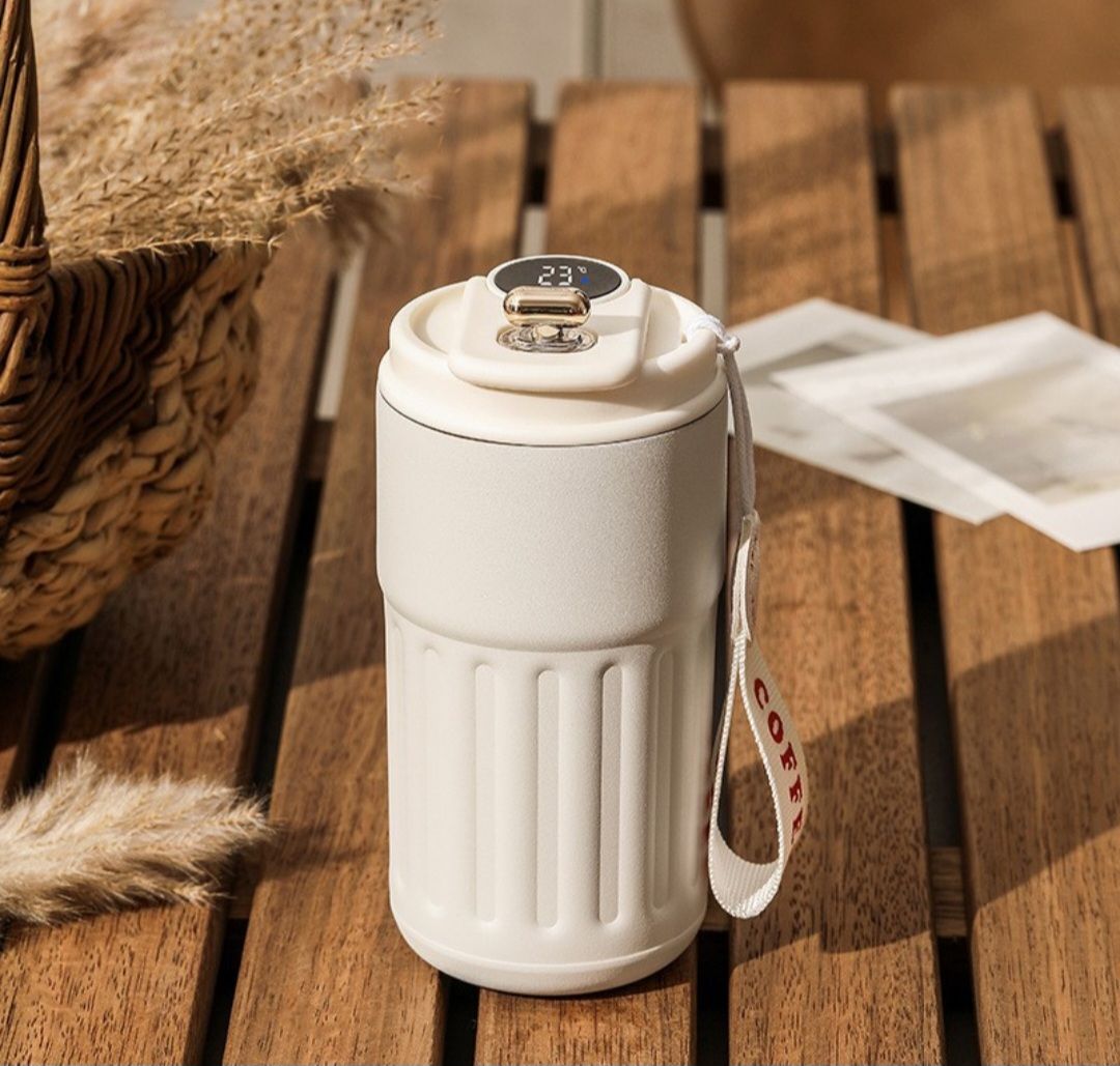 Smart Digital Thermal Bottle 450ml – Stainless Steel Vacuum Flask | Hot & Cold Portable Coffee Mug UAE_21