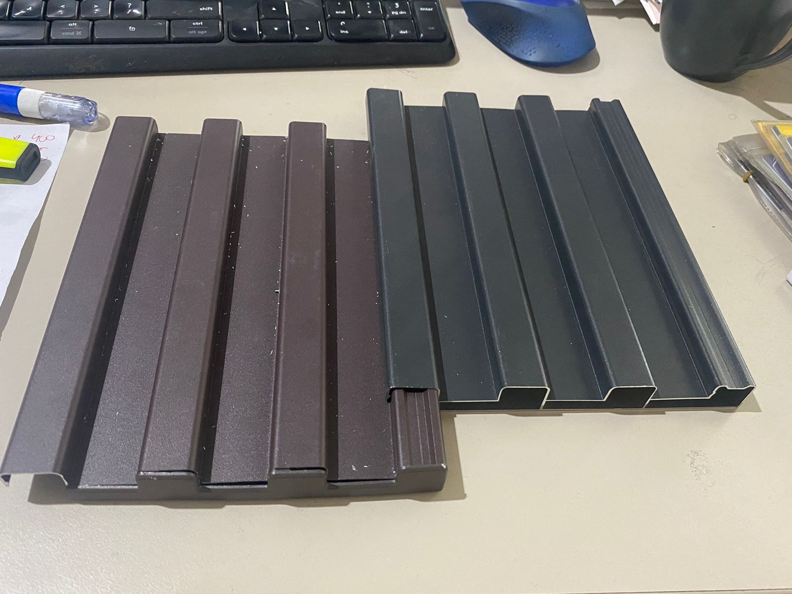 Genteng Alumunium Fluted Roof 0.8mm x L 15cm (efektiff 13.5cm) _0