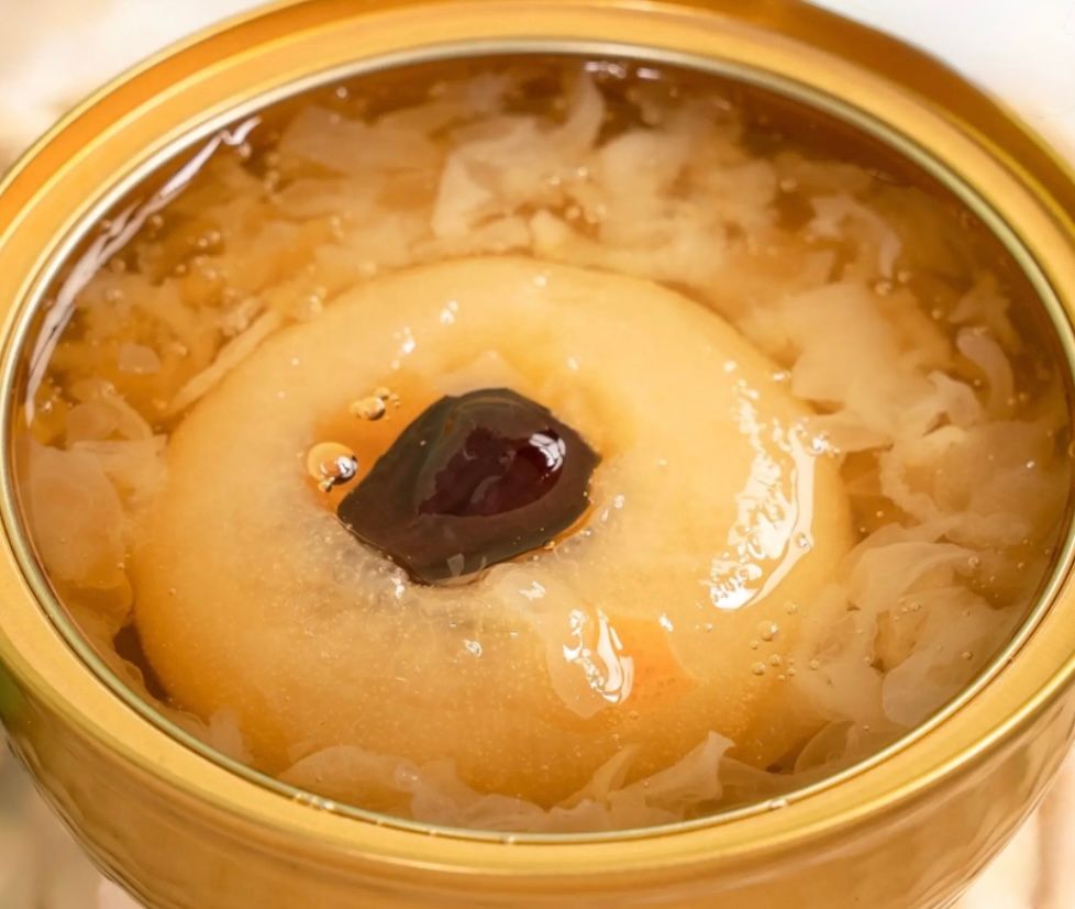 枇杷銀耳烤梨 Baked Pear with Loquat and Tremella_0
