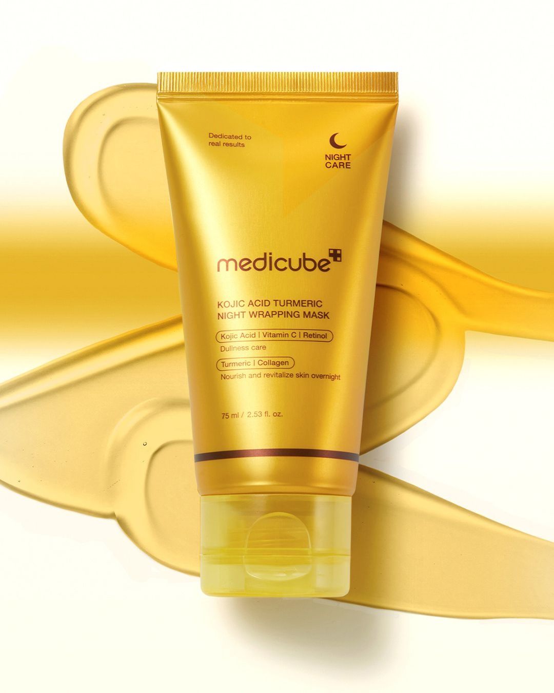 Medicube Kojic acid turmeric night wrapping mask _0